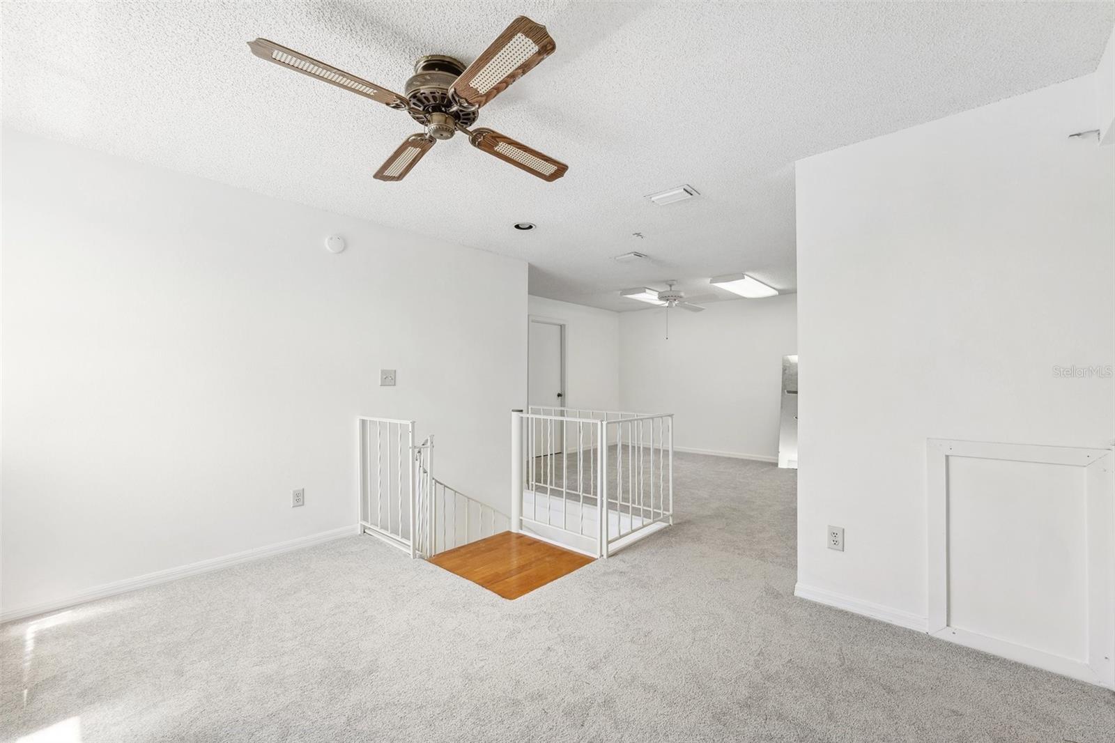 You could close this area in and make 2 bedrooms instead! That is a walk in closet over there and there is a bathroom too!
