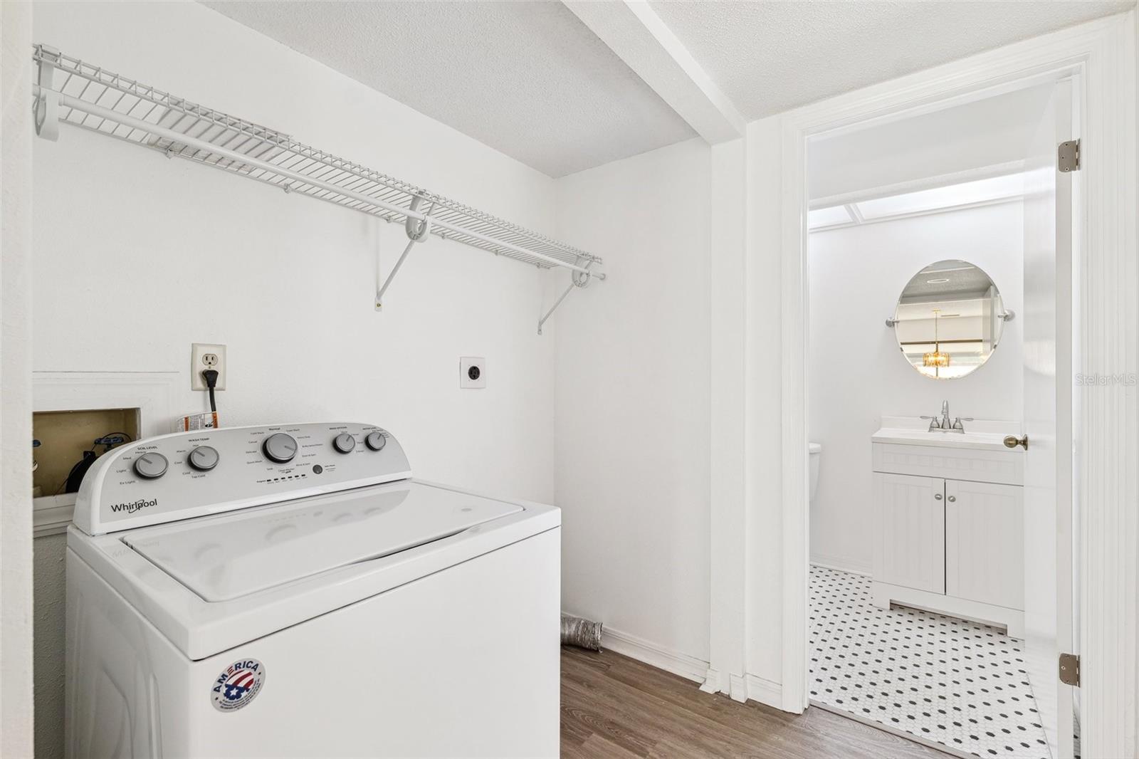 Inside laundry area - downstairs