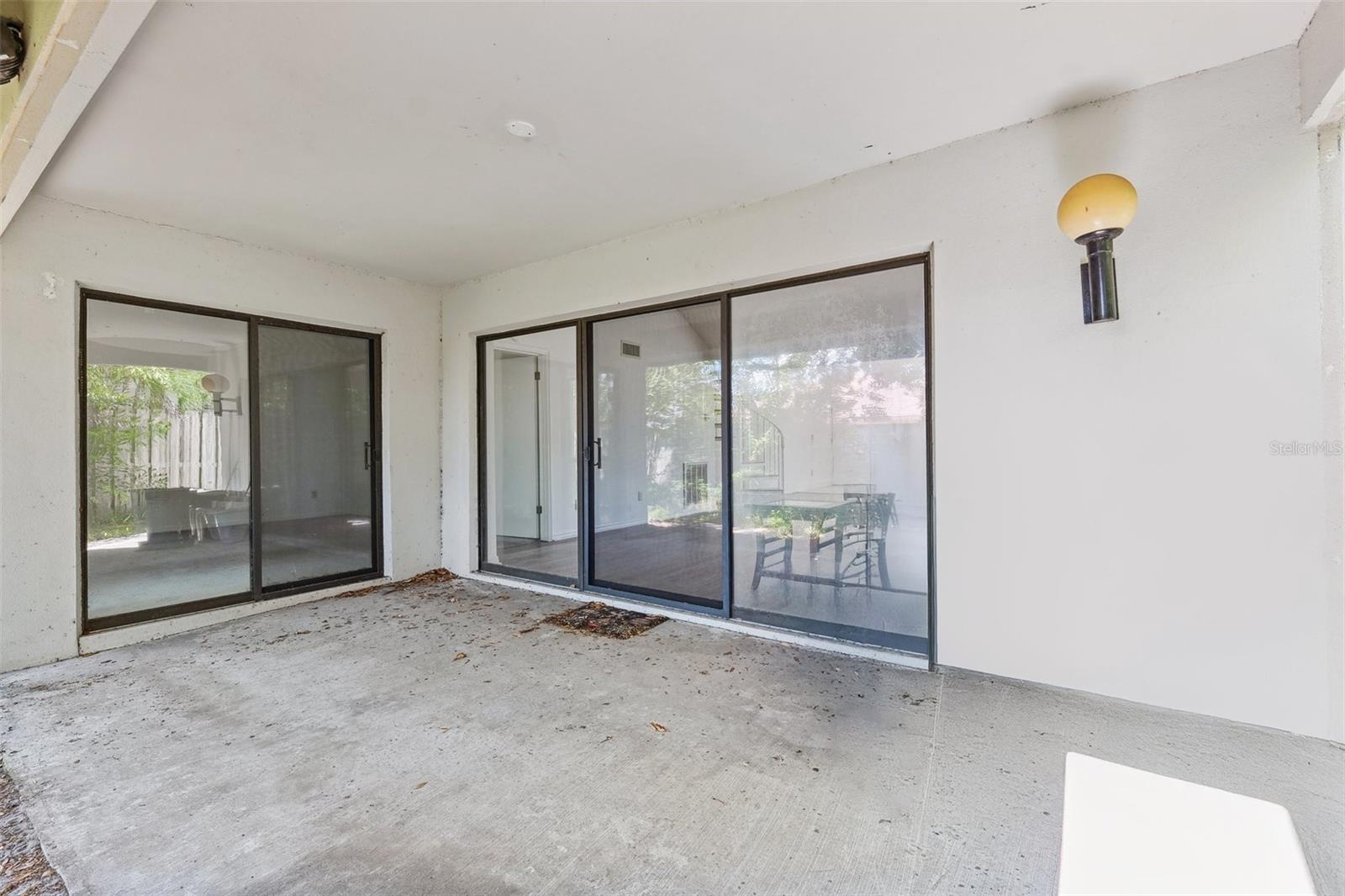 Huge patio area! Would be even more awesome if you screened it in! ;)