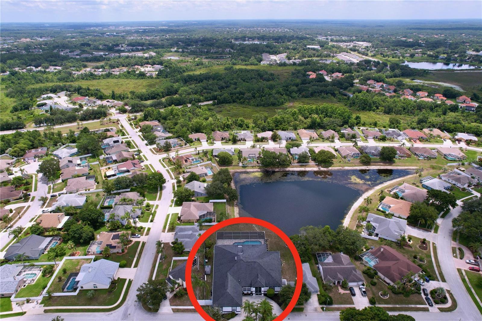 Aerial of House