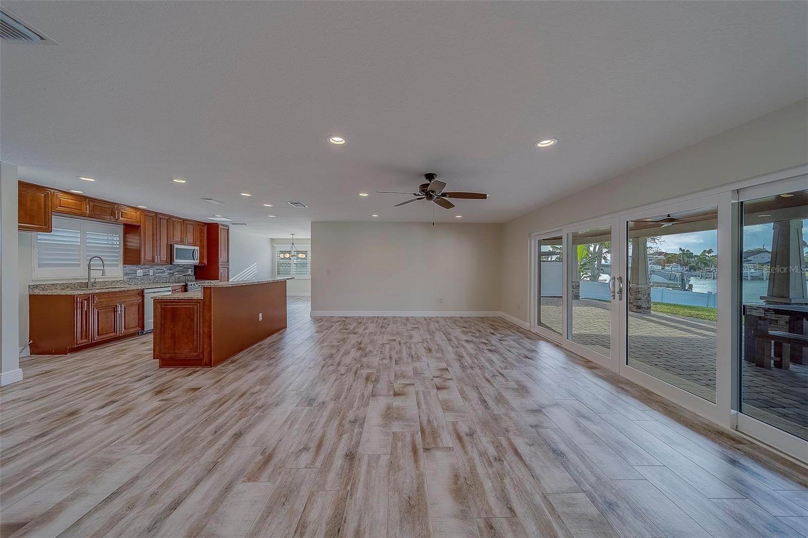 Kitchen Opened to Living