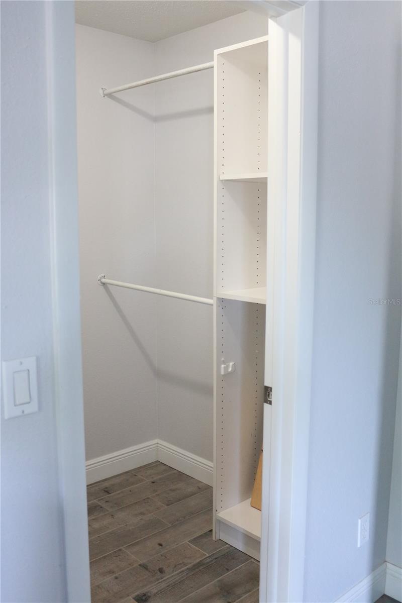 WALK IN CLOSET IN 2ND BEDROOM