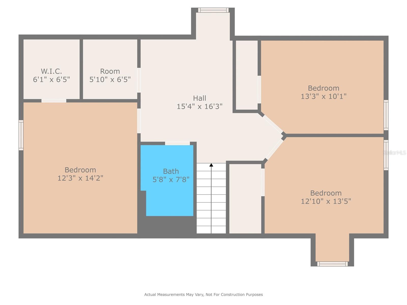 Upstairs Floorplan