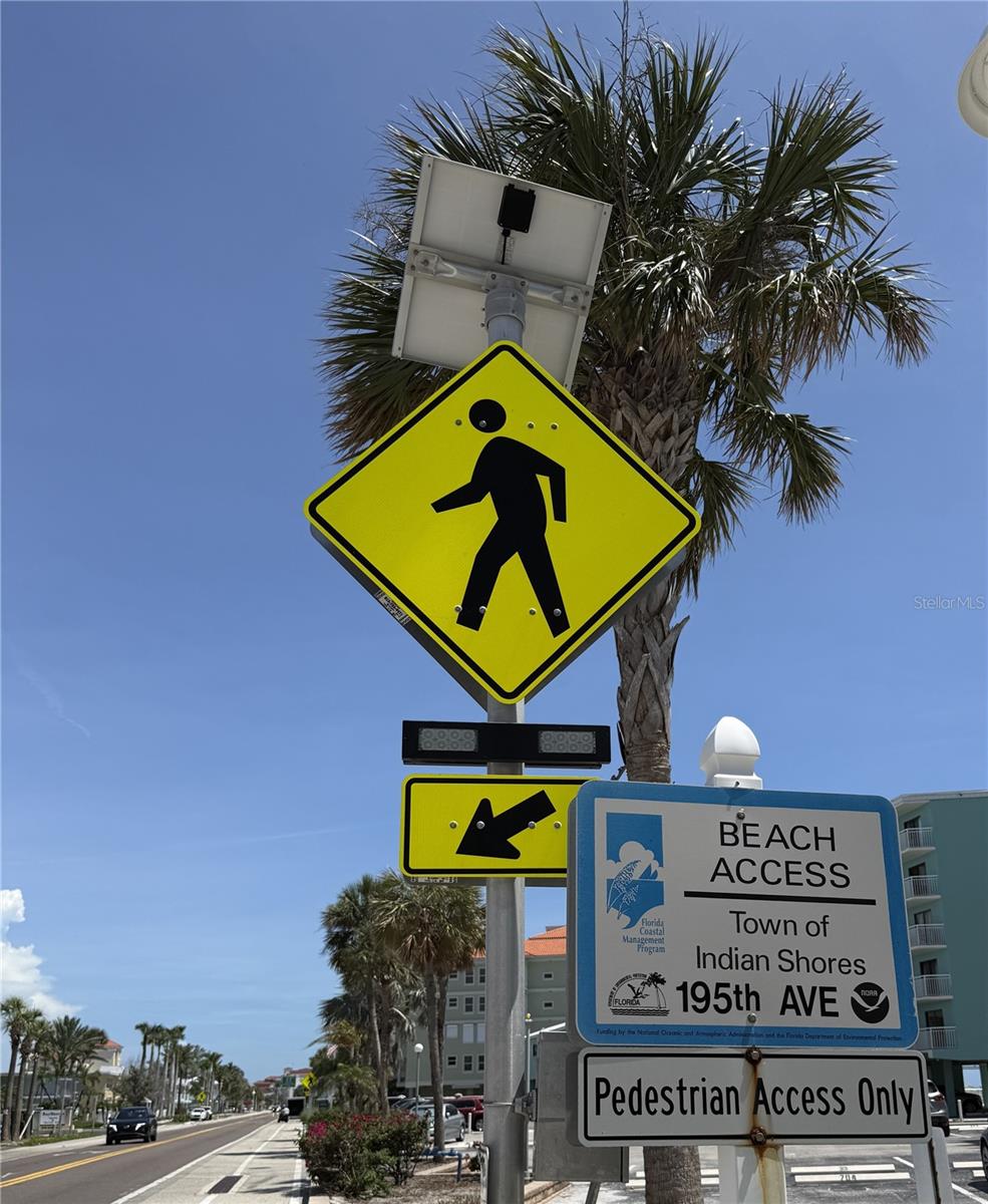 Beach access at 195th Ave.