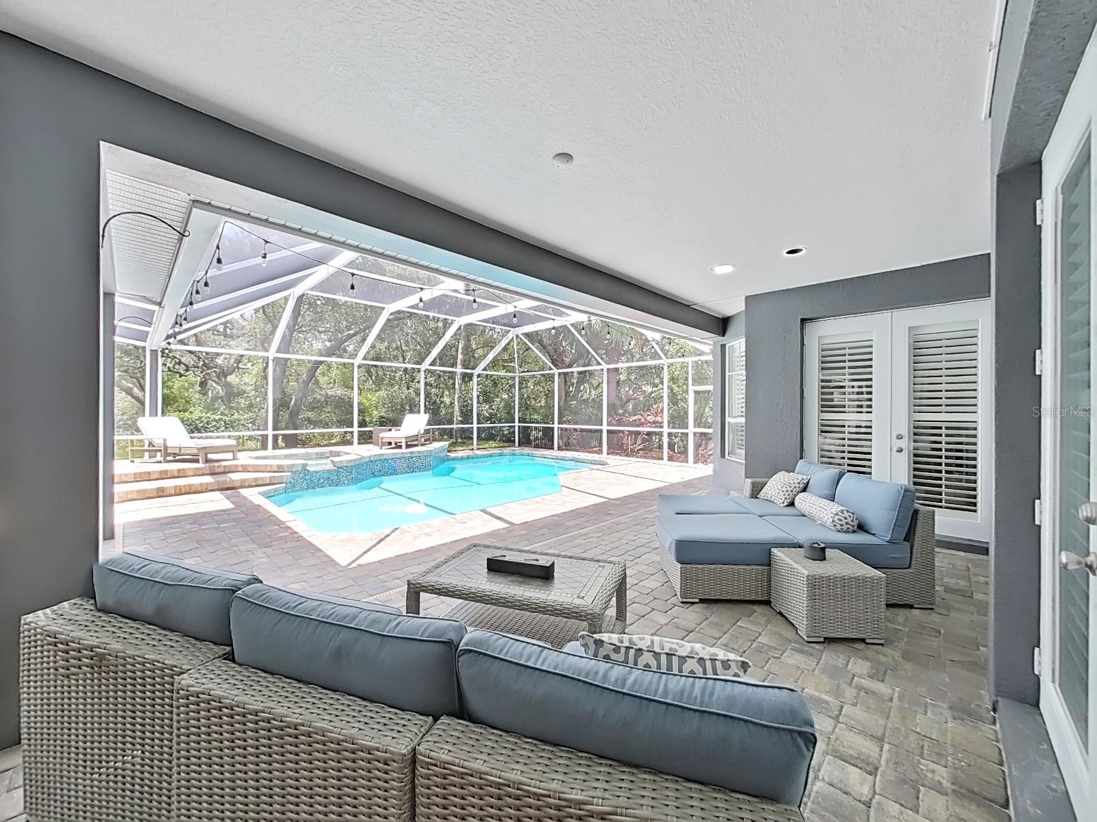 Amazing Outside Space with Wooded areas Behind Home