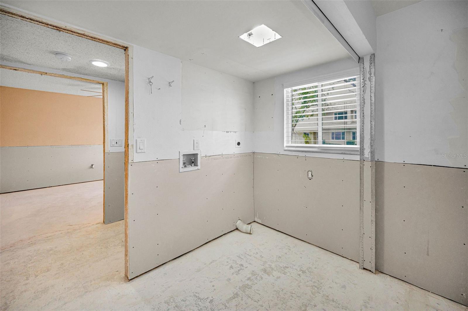 Large inside Laundry Room