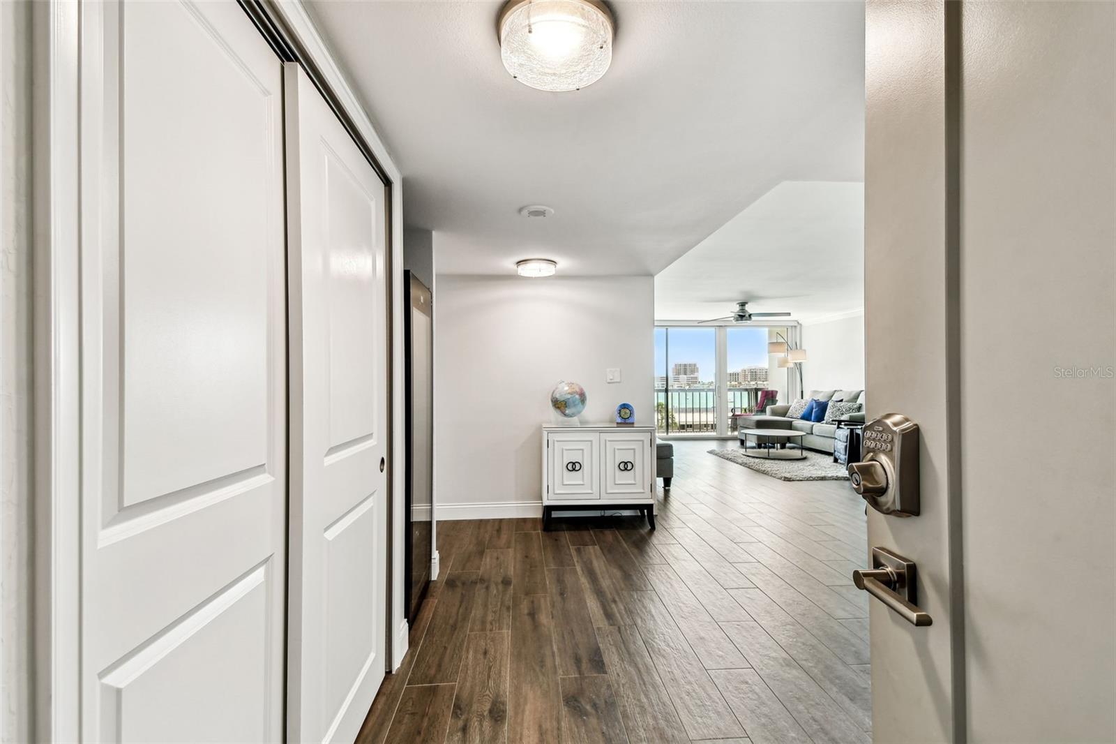 Entry to condo