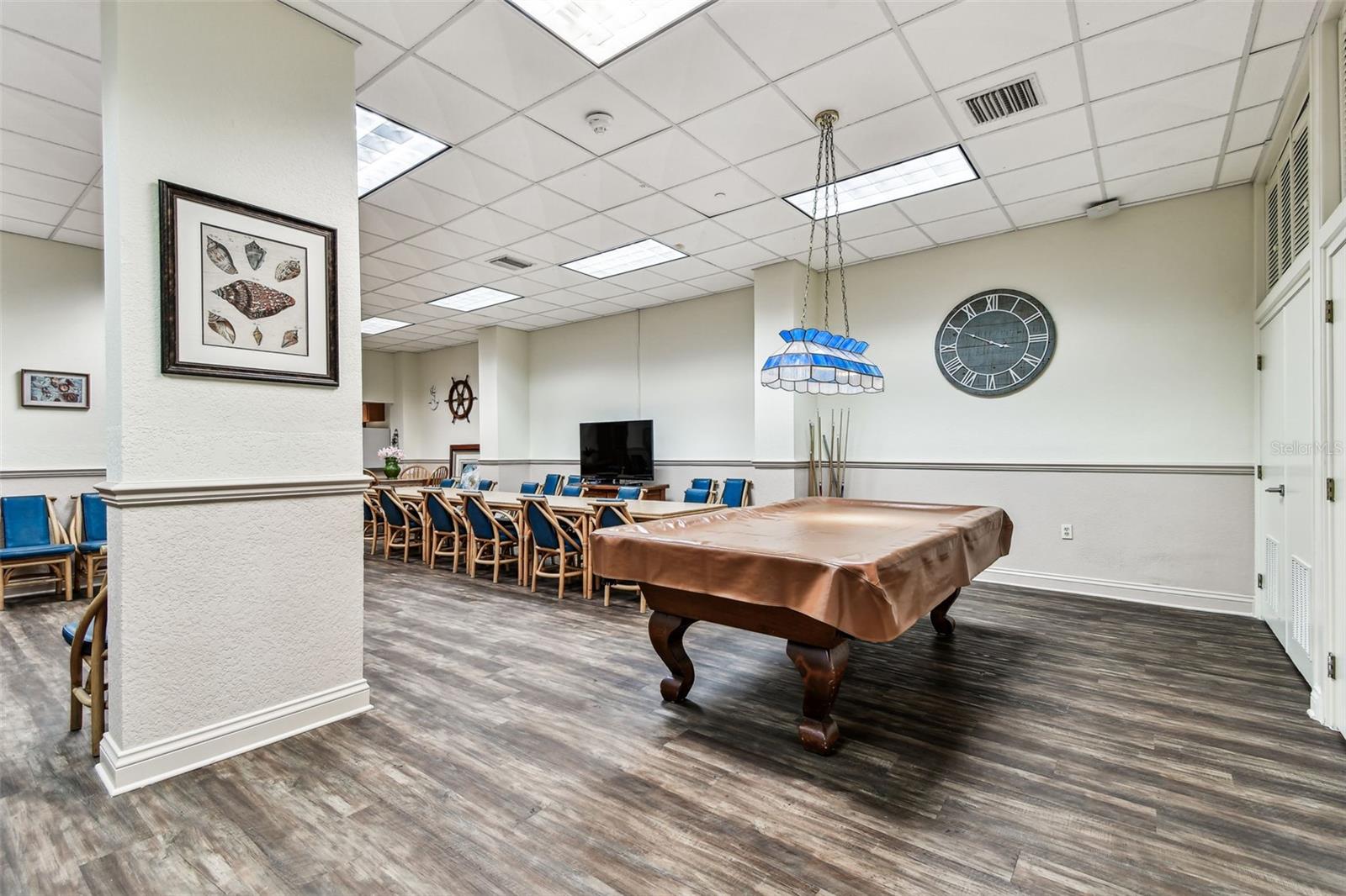 Community Room with Billiards