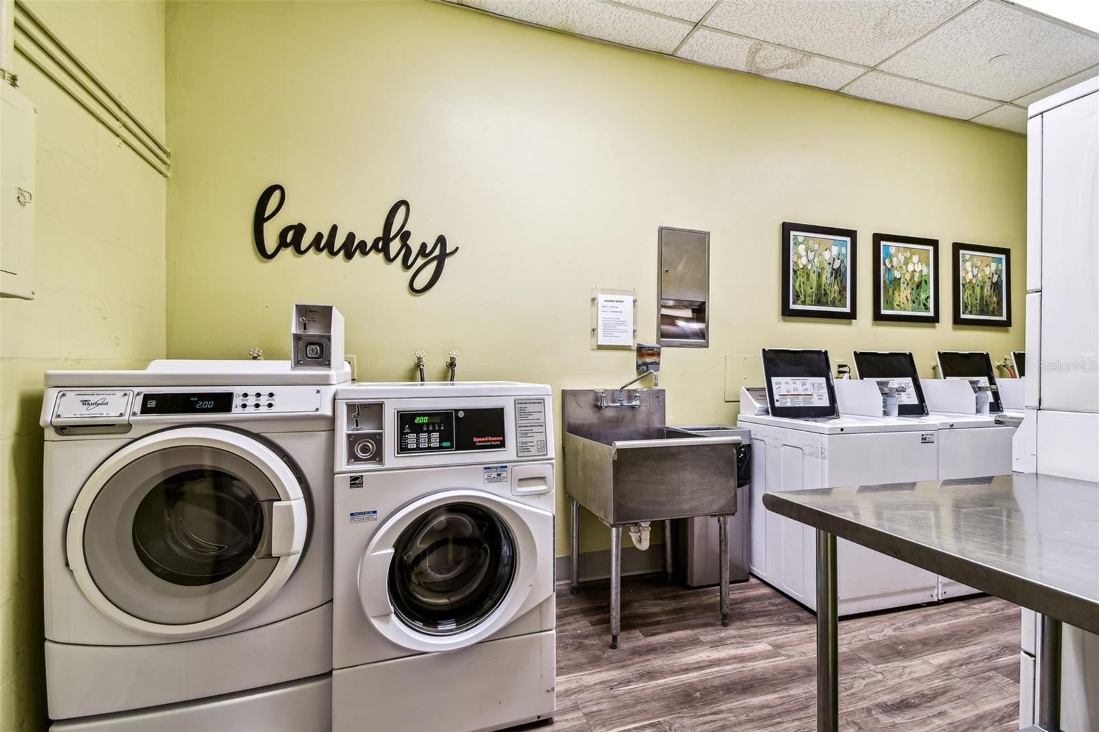 Community Laundry room