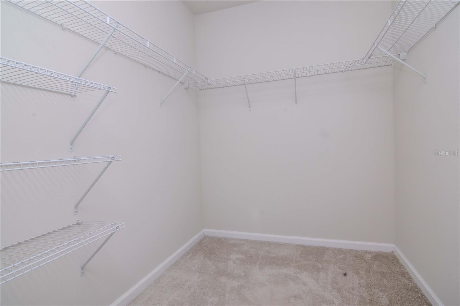 Primary walk-in closet