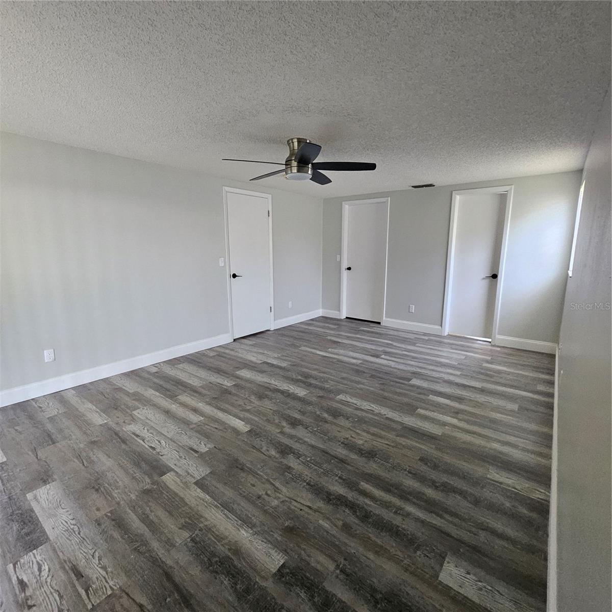 Spacious Master. Entrances to   bathroom and walk in closet