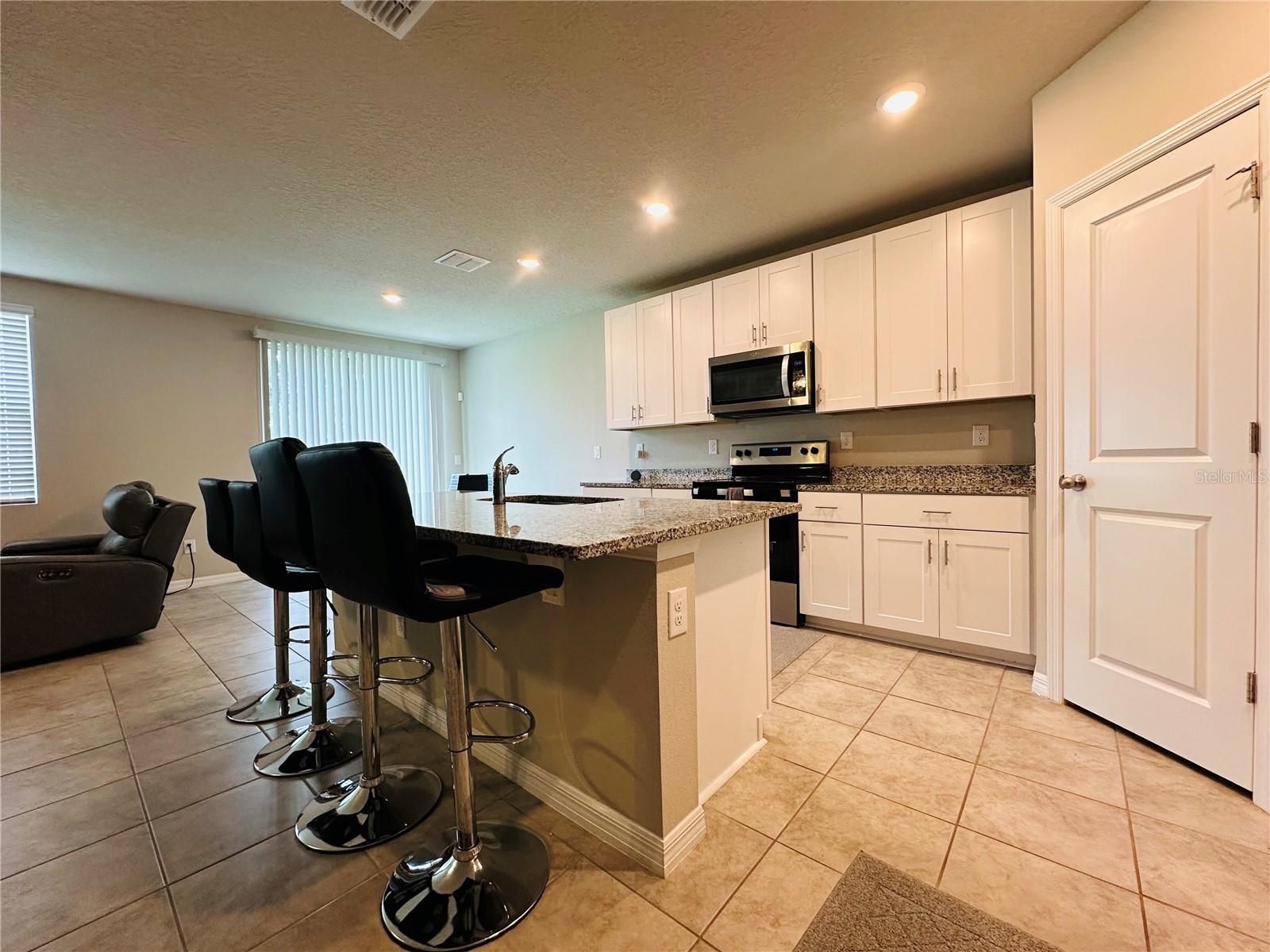Kitchen and Eat in area