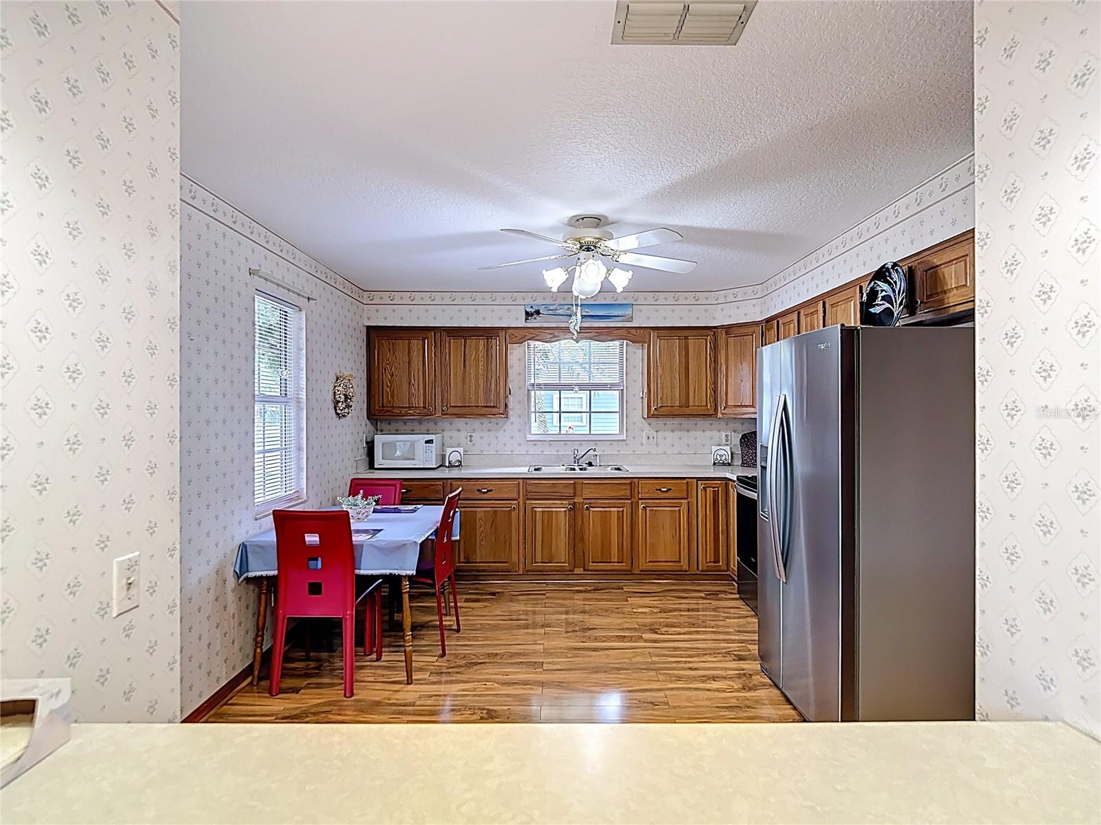 Pass through view to kitchen