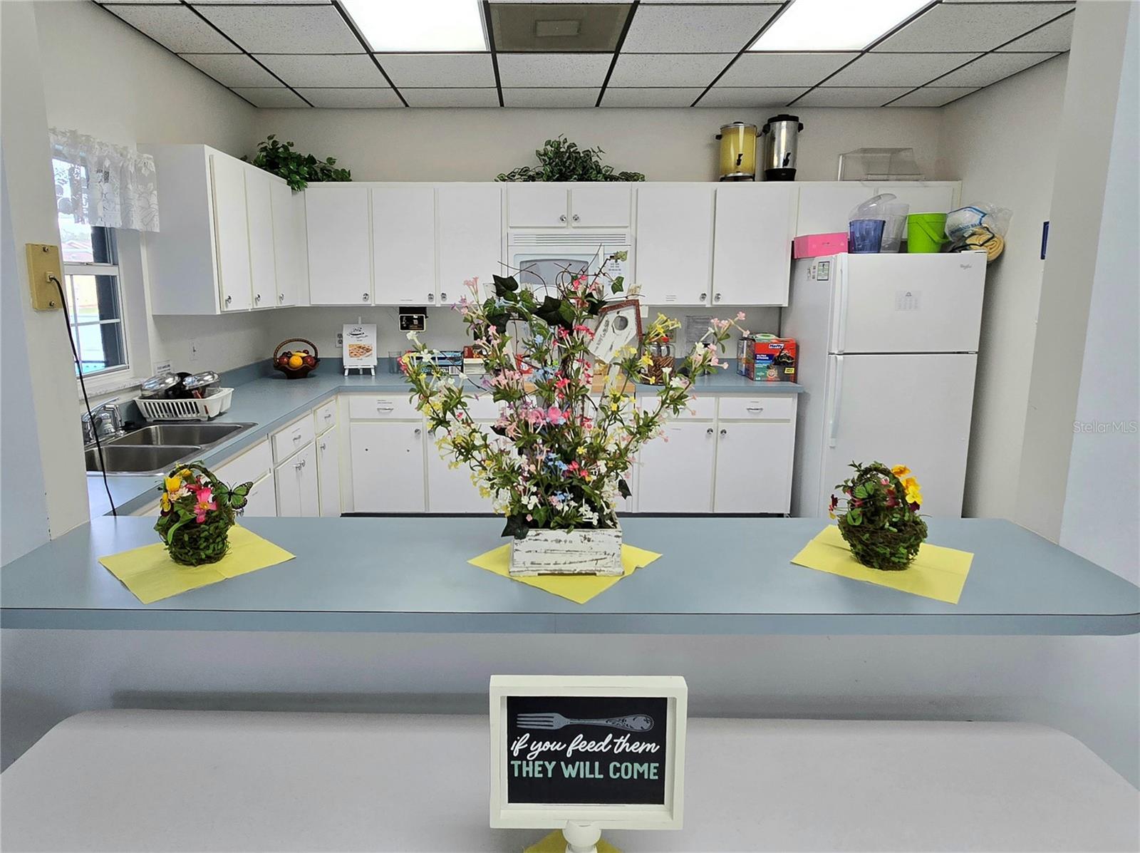 Community clubhouse kitchen