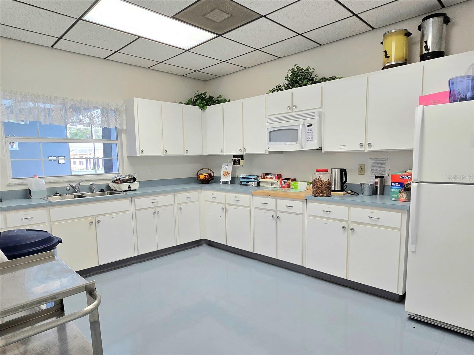 Community clubhouse kitchen