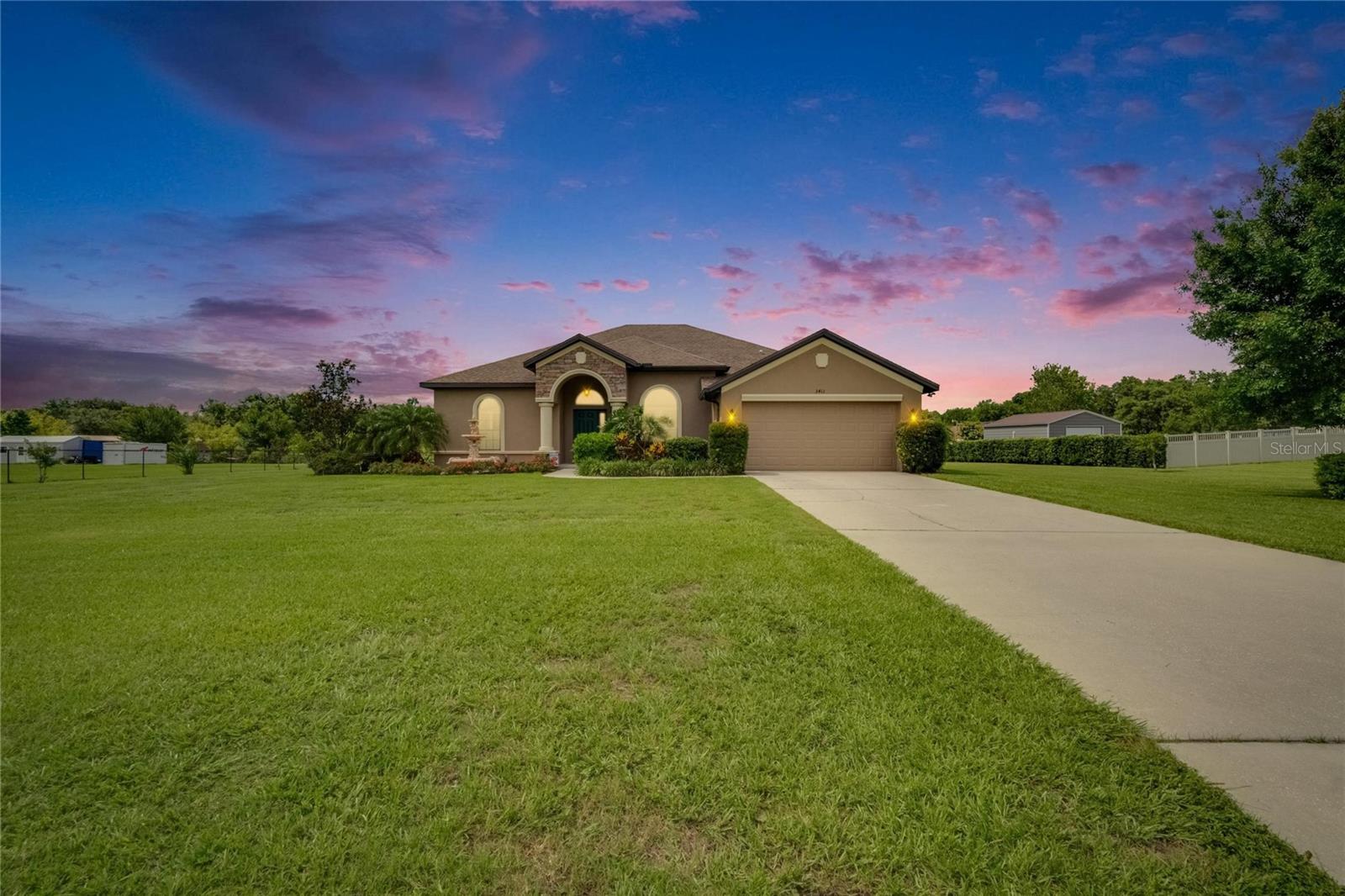 Welcome home to this beautiful home on one acre!