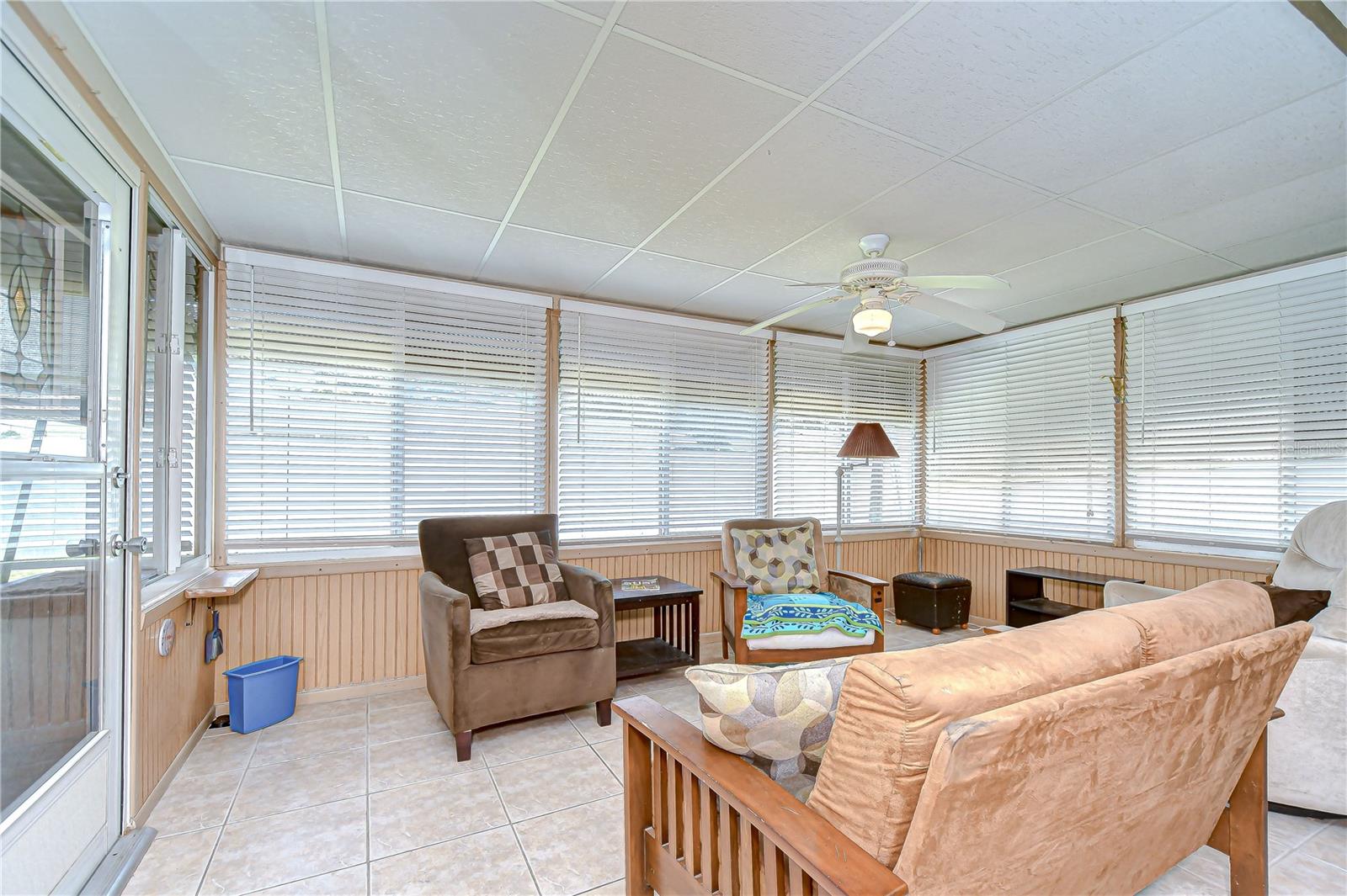 Large Sunroom off the back of the home