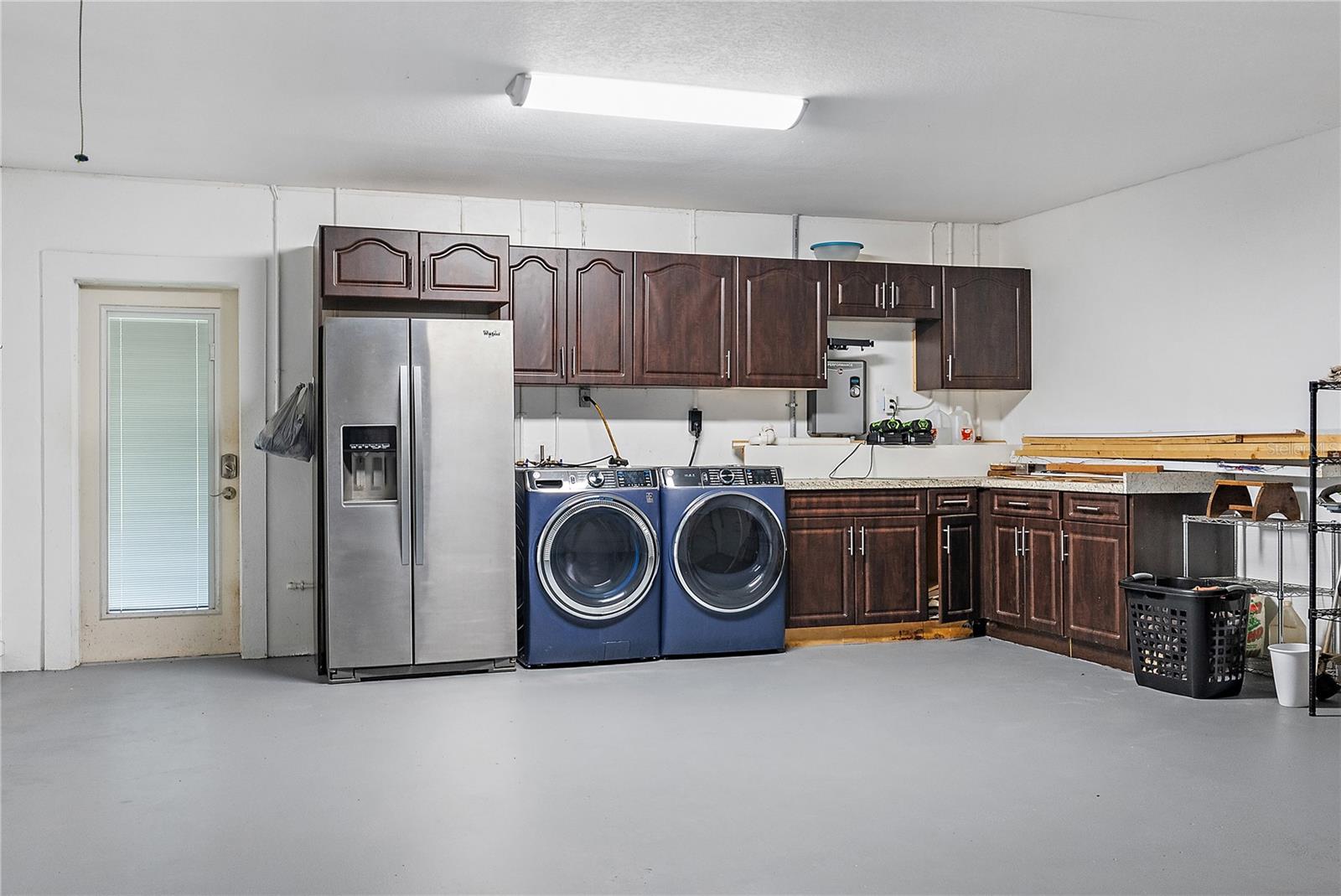 Extra STORAGE and WD  Hookups in Garage