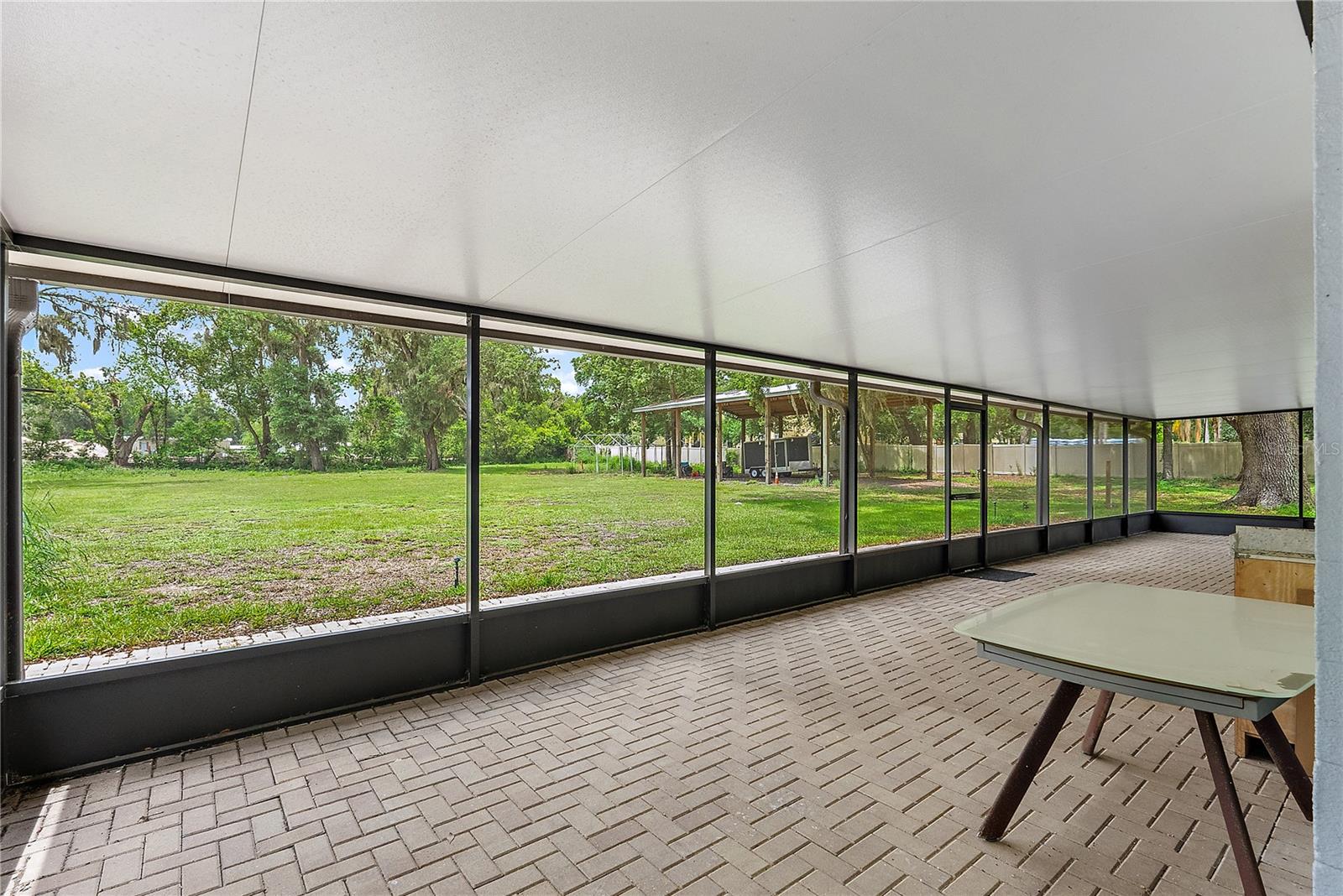 HUGE Back Porch / Lanai