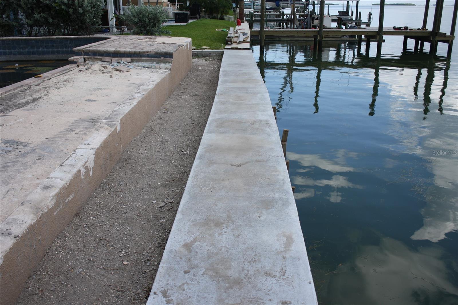 NEW SEAWALL
