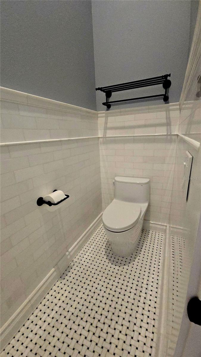 Privacy toilet for fourth bedroom