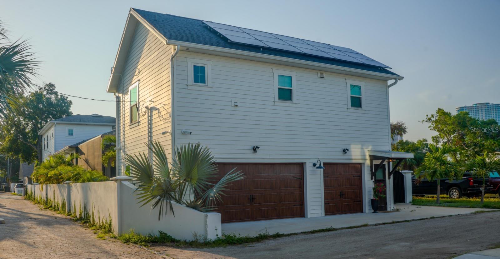 Three car garage