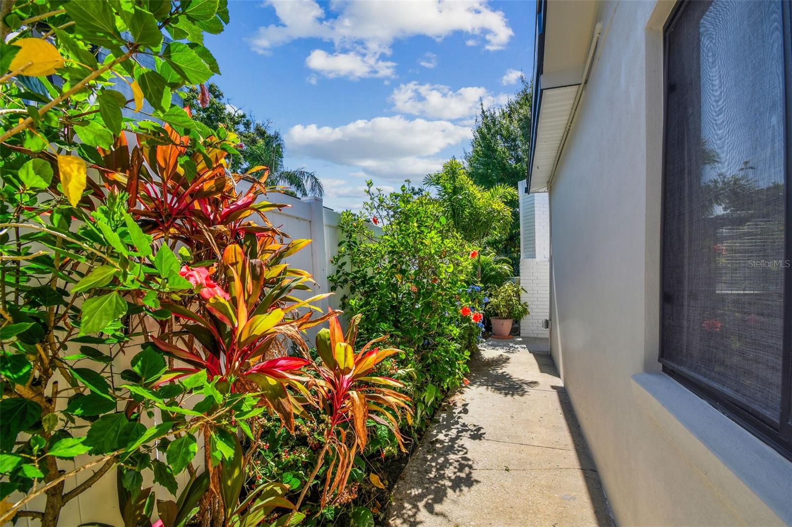 Mature and new landscaping throughout gives this home a tropical, Florida feel!