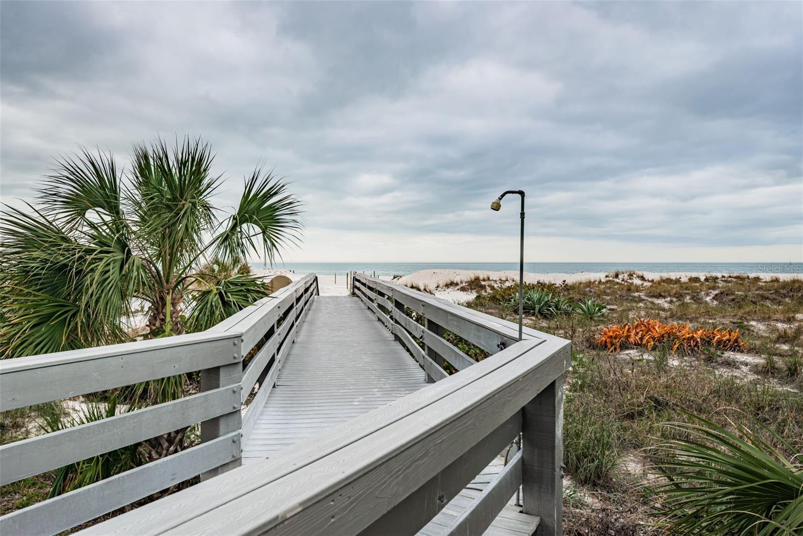 Private walkover to the beach