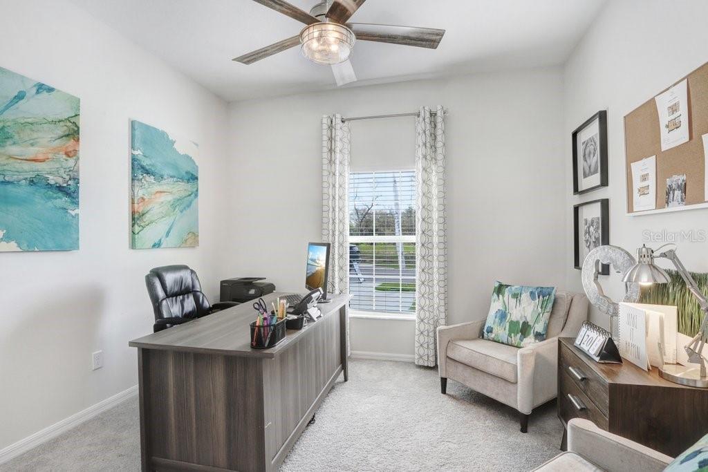 Downstairs Flex Room Doubles as Fourth Bedroom! (photo of model home)
