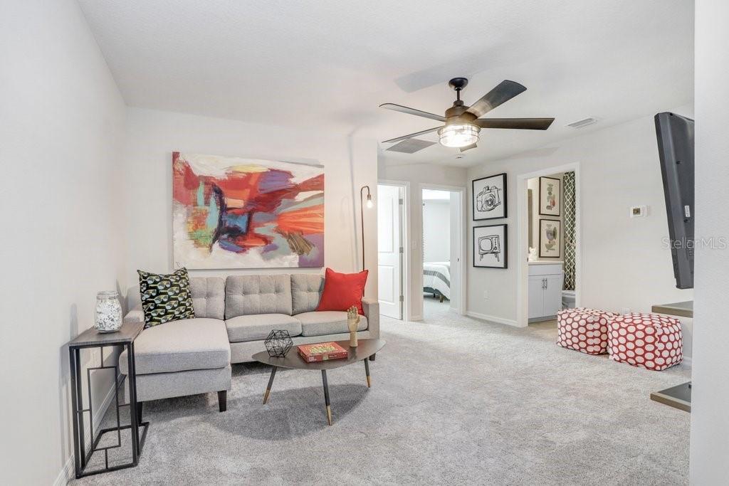 Upstairs Loft! (photo of model home)