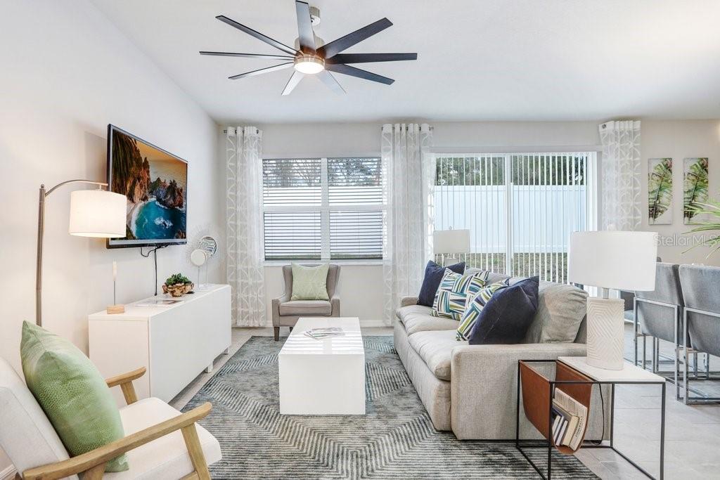 Great Room! (photo of model home)