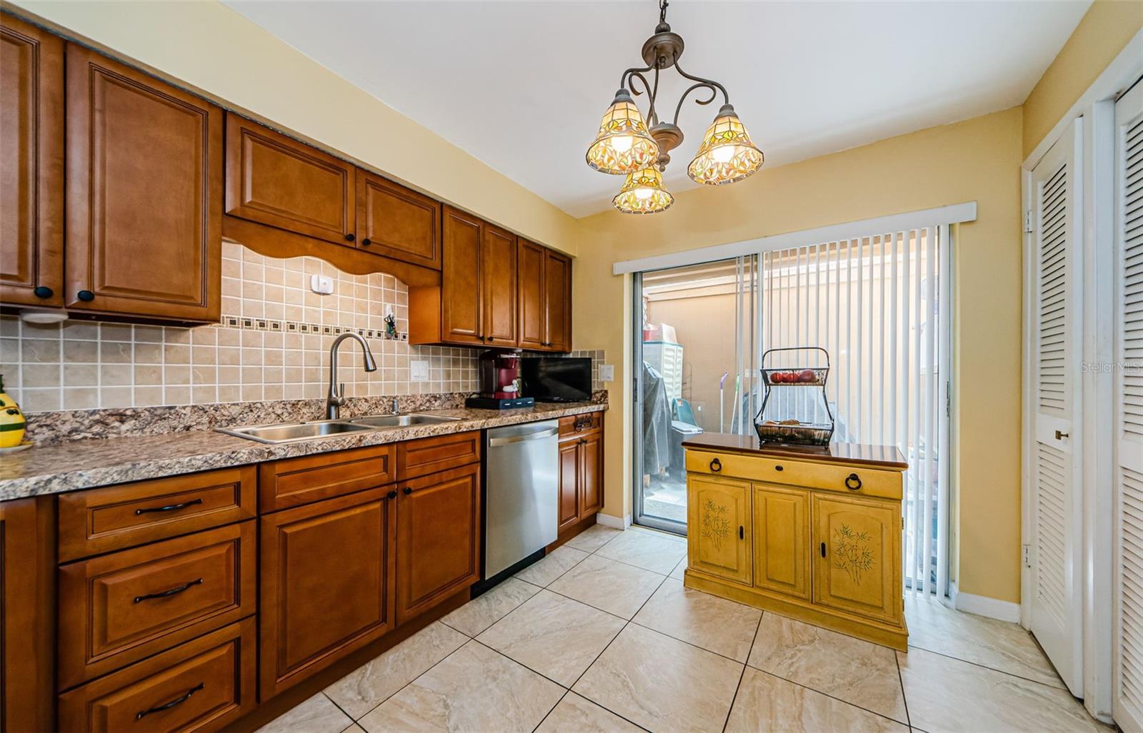 Remodeled Kitchen - Ceramic tile floors