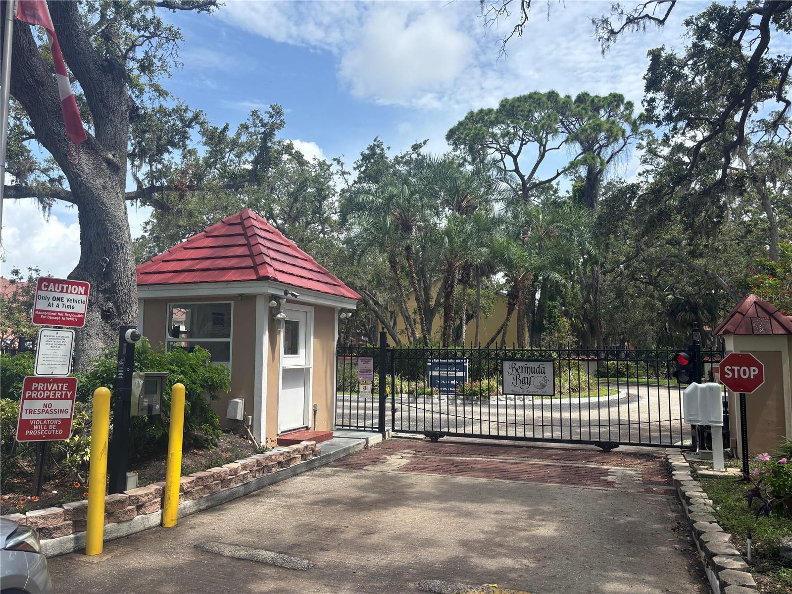 Gated waterfront community