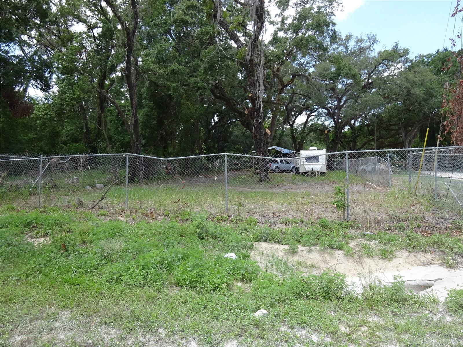 The lot as viewed from Adonis Rd.