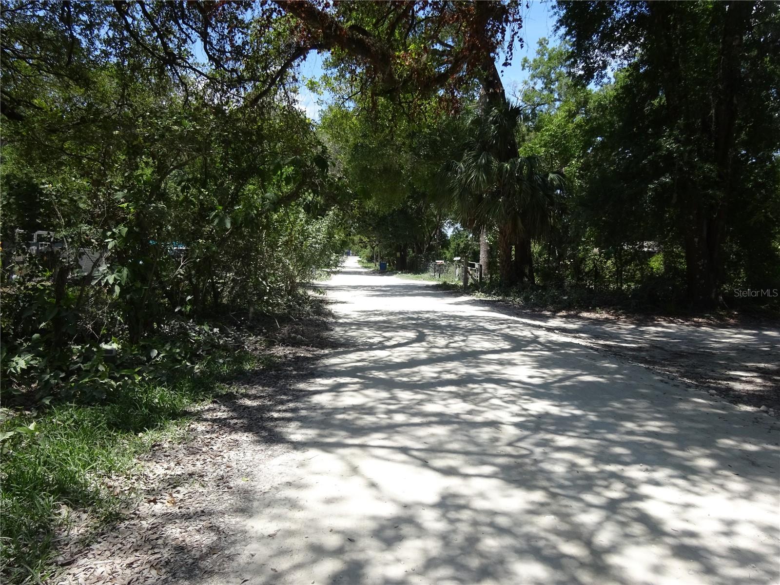 Adonis Road is a dirt road.
