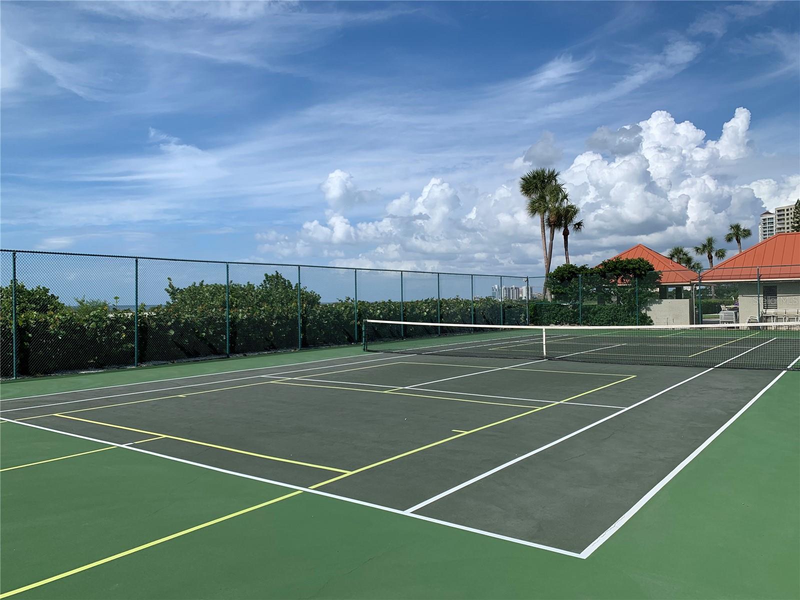 Pickleball and tennis