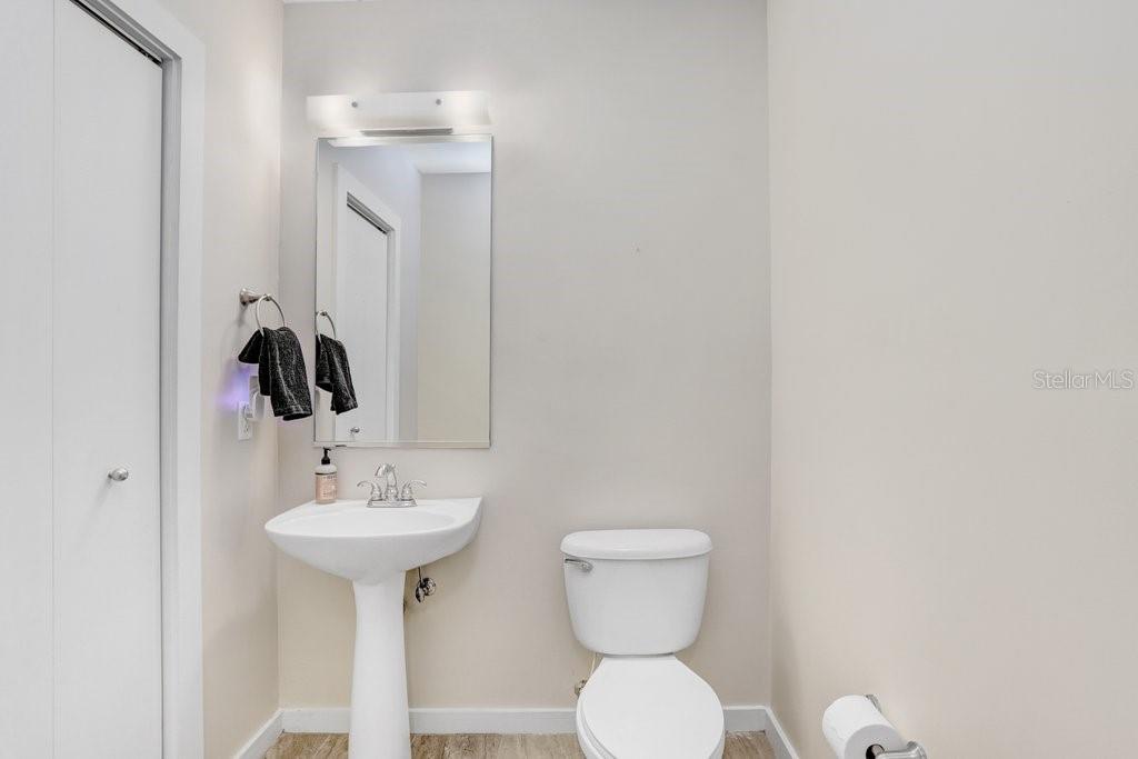 Half Bath & Storage Closet