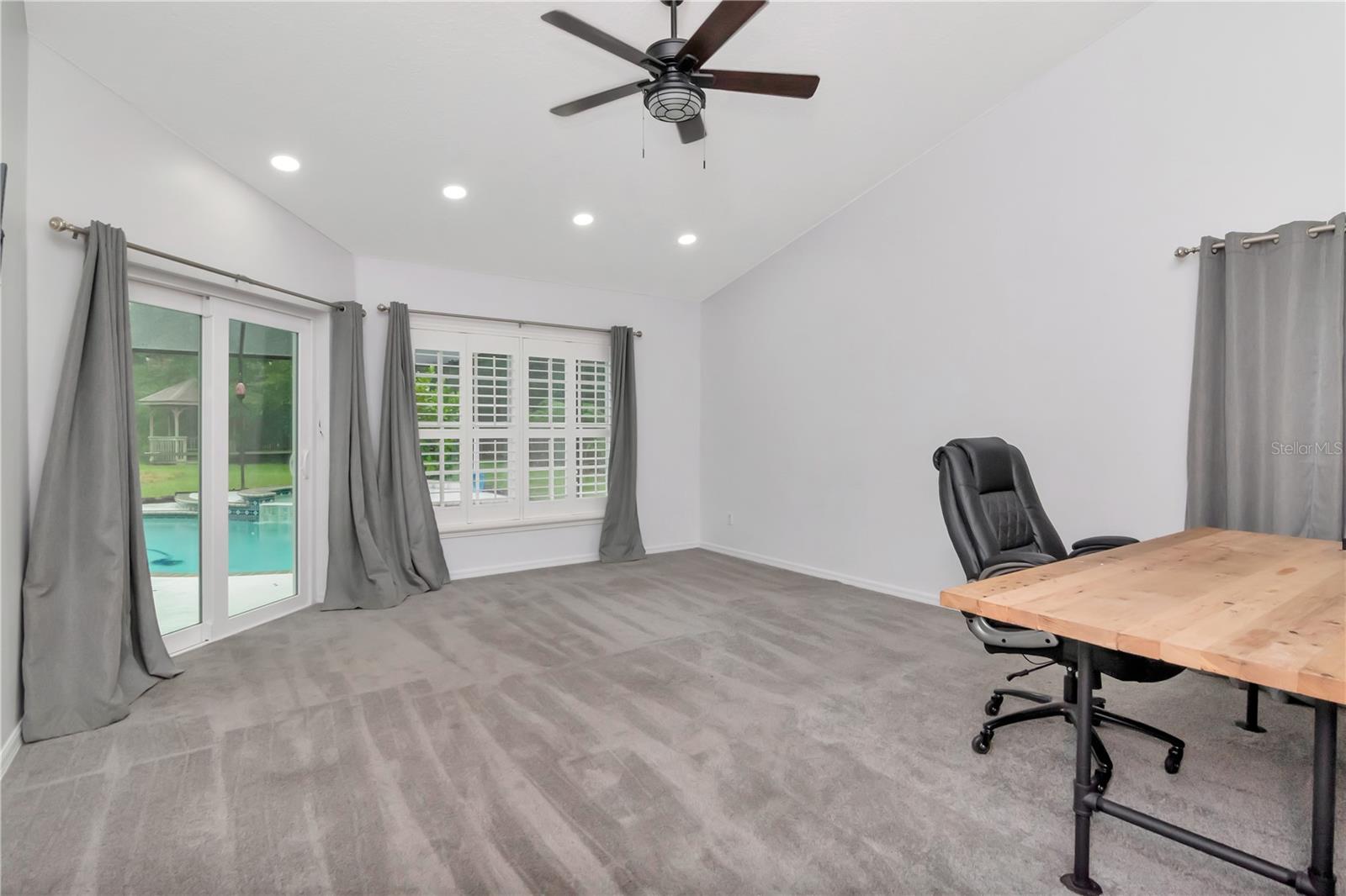 Primary Bedroom with Private Access to Pool and Lanai