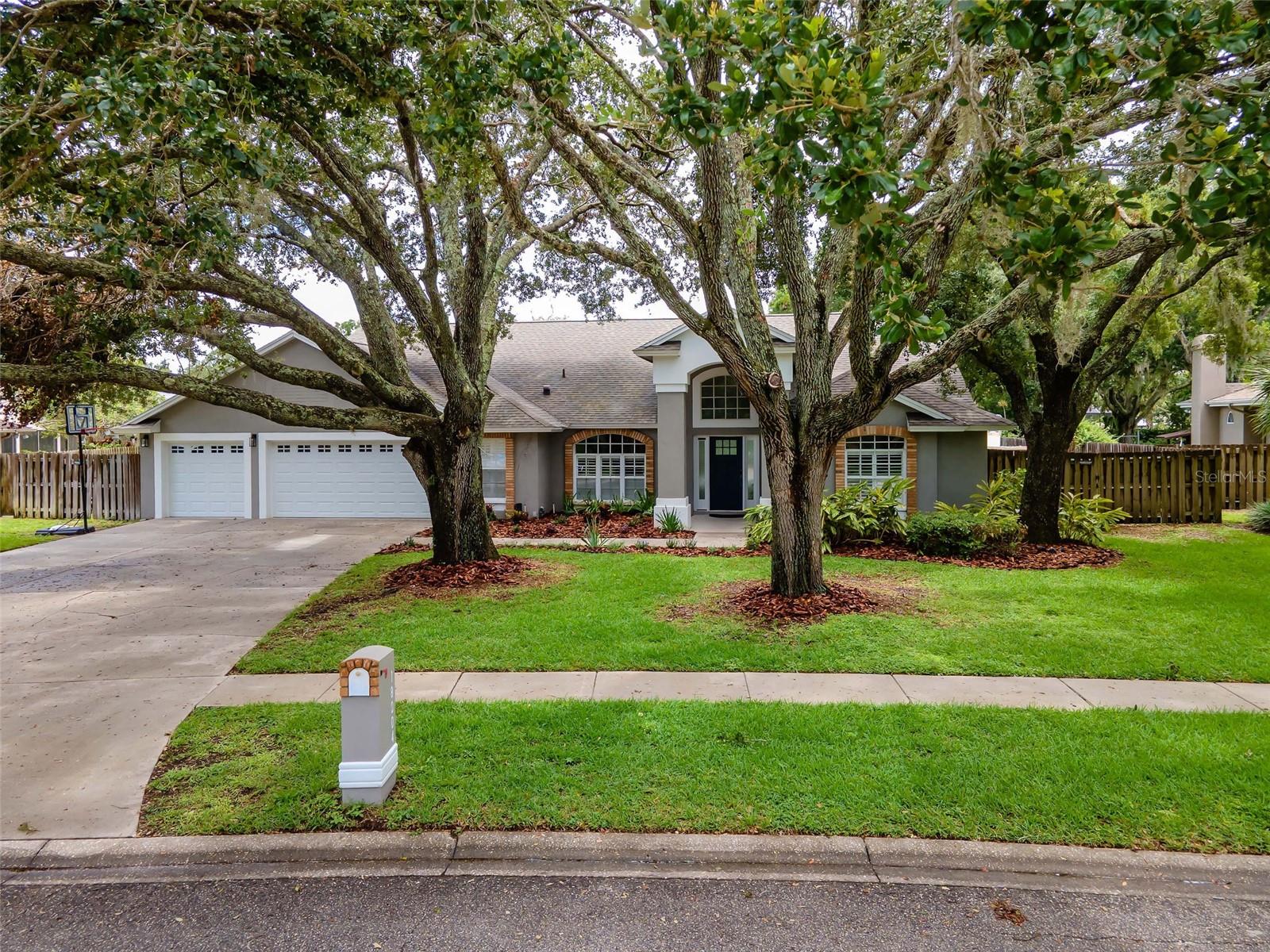 Curb Appeal-Mature Landscaping