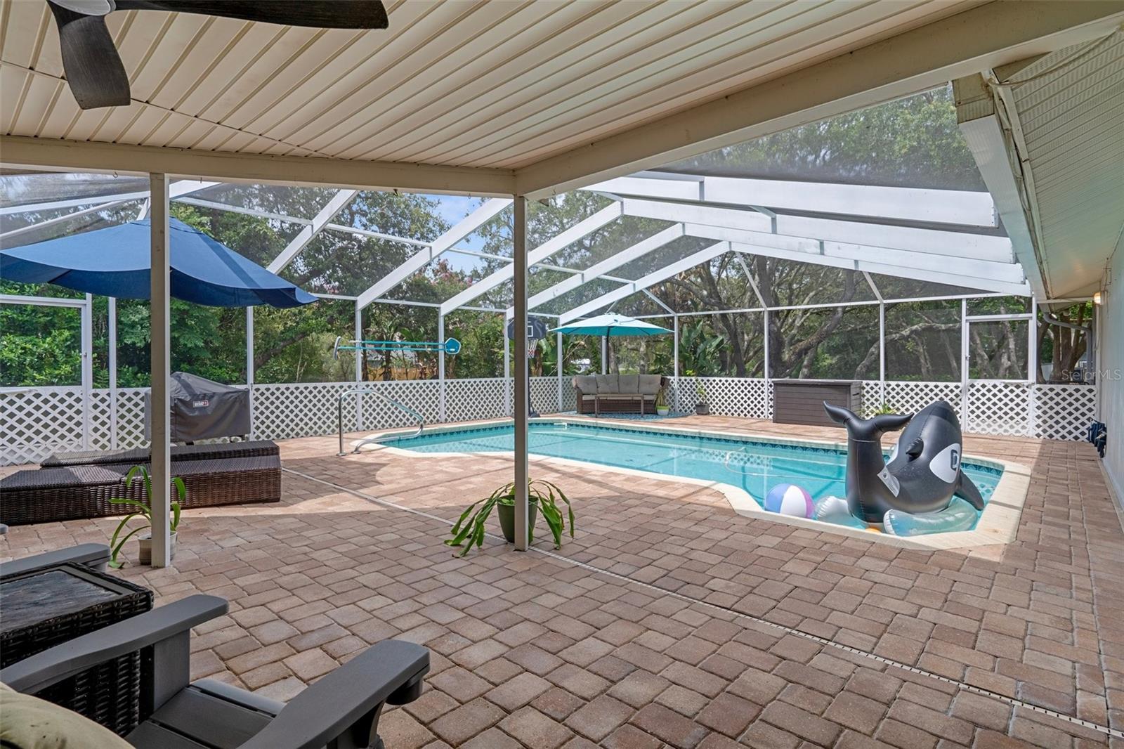Aerial view of 5 bedroom pool home