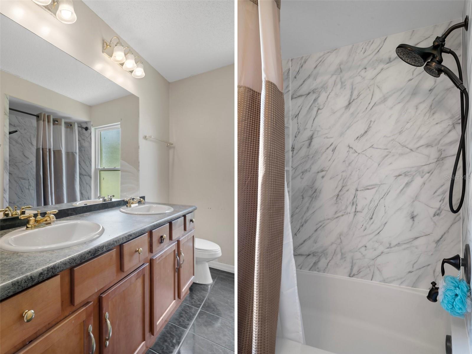 Dual vanities in 2nd bath