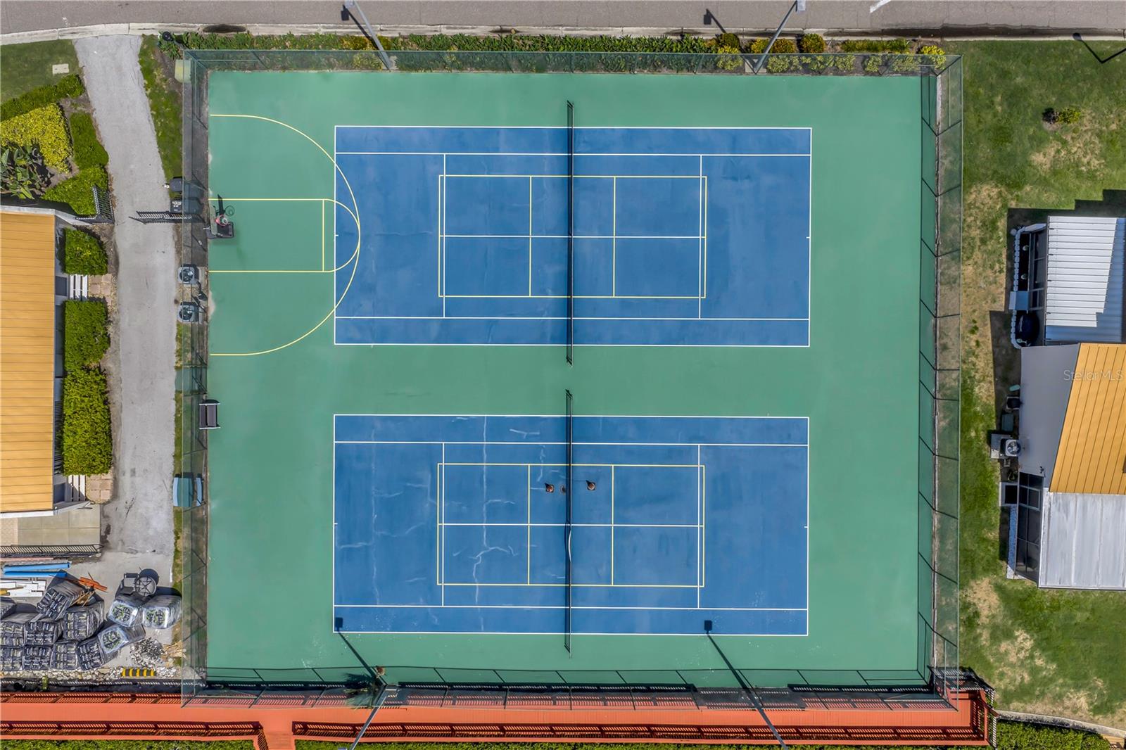 Ariel View of Tennis & Pickleball Courts