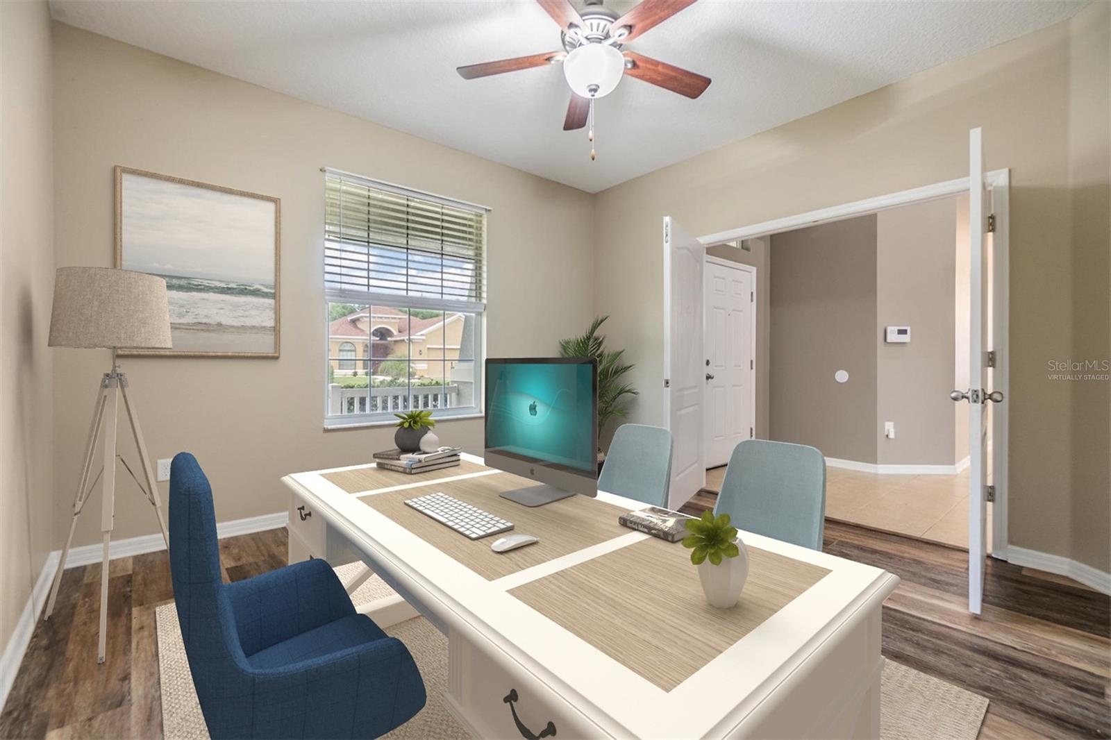 Office/flexroom. Virtually staged