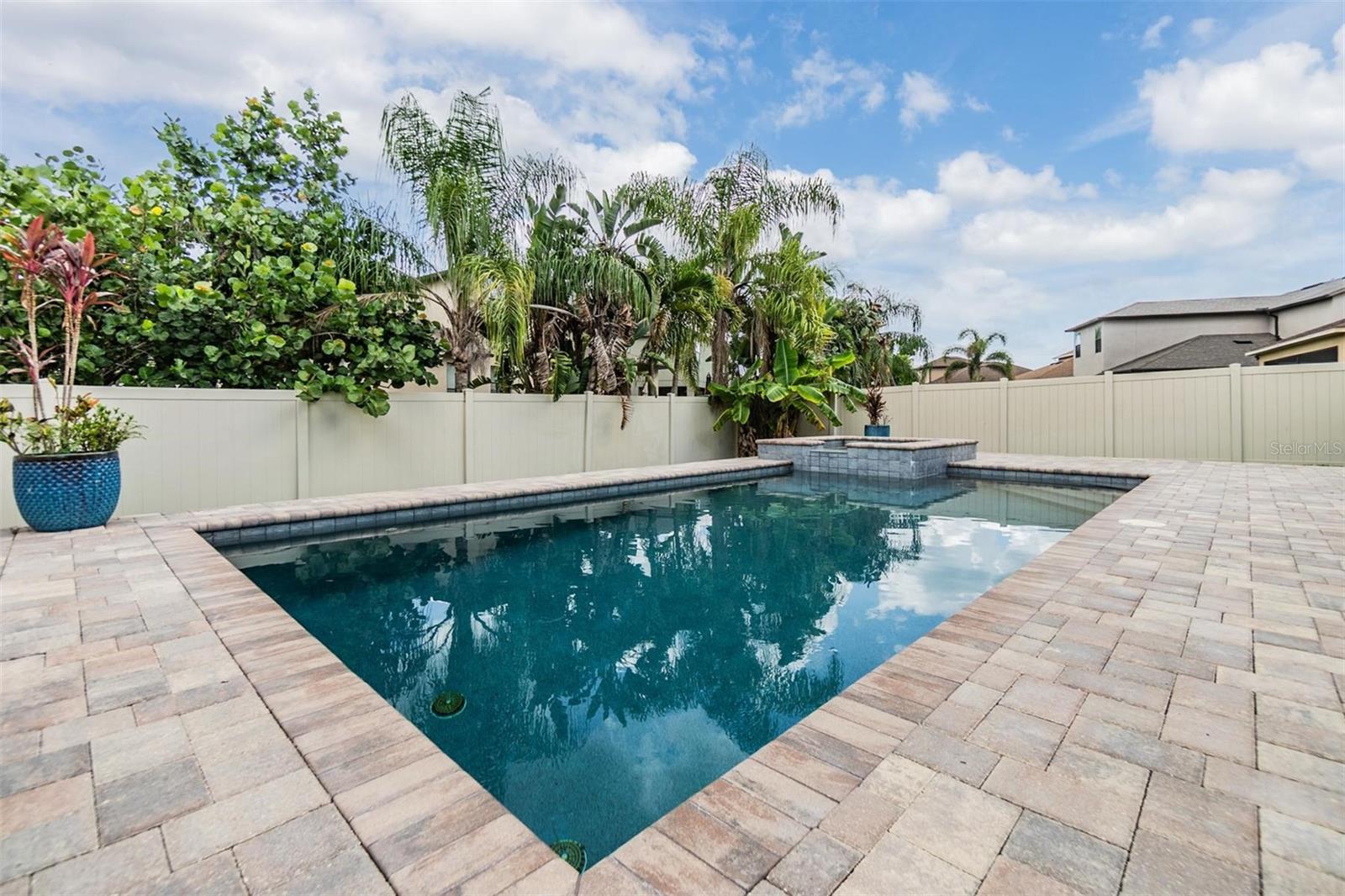 Plenty of room for patio furniture