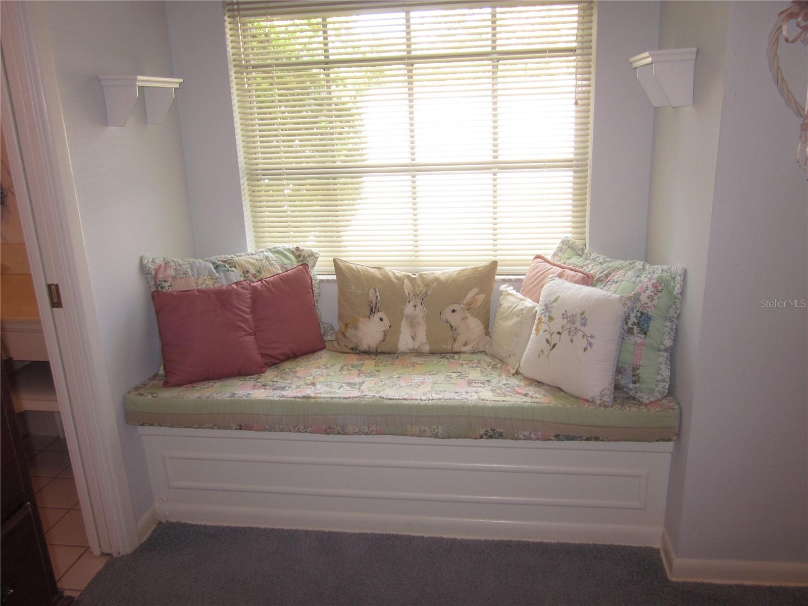 Window Seat in 2nd bedroom