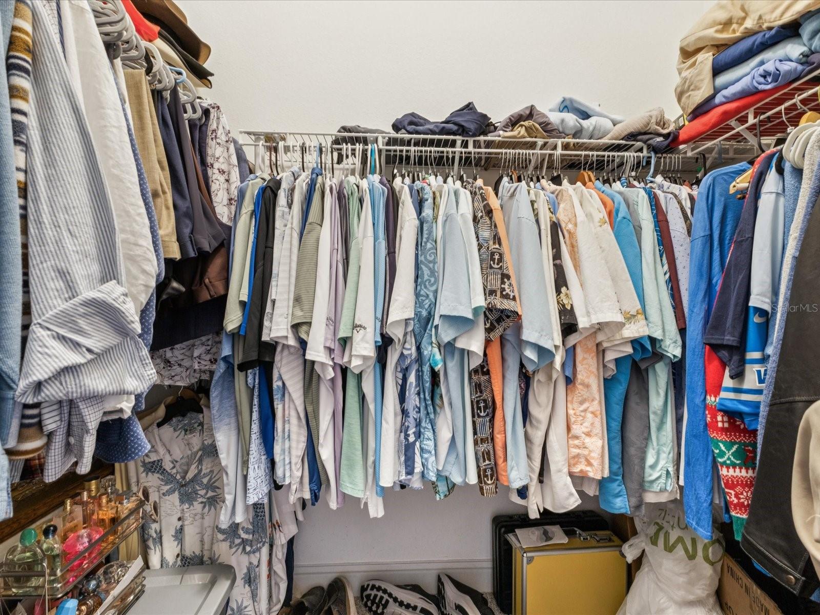 2 large walk in closets