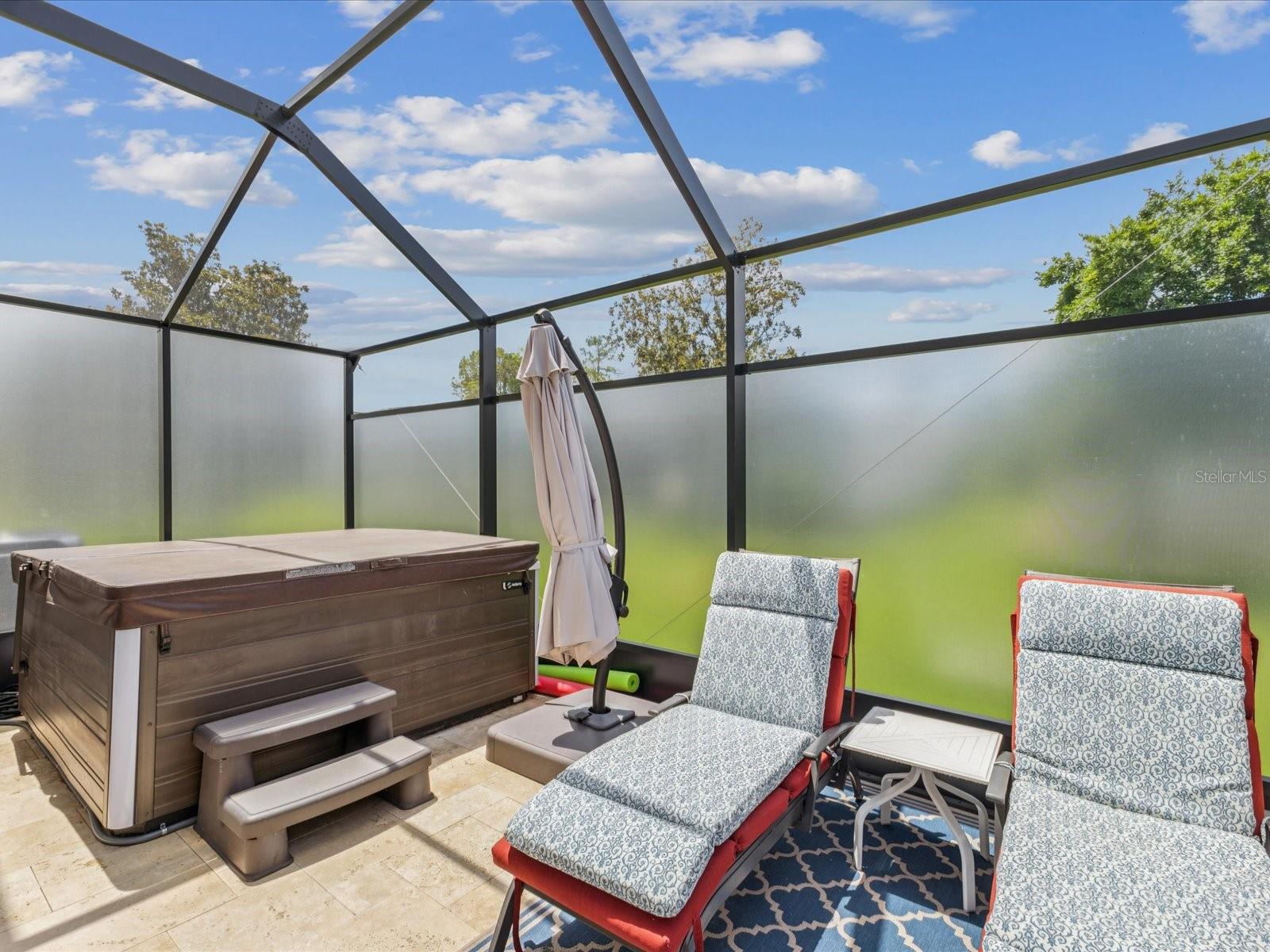 Private jacuzzi Area