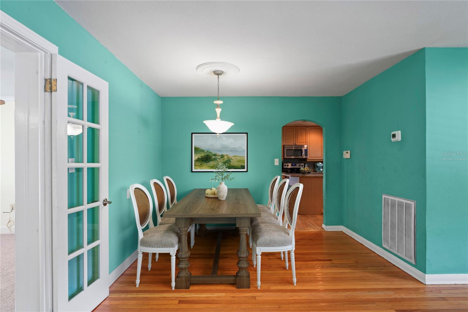 Virtually Staged Dining Room