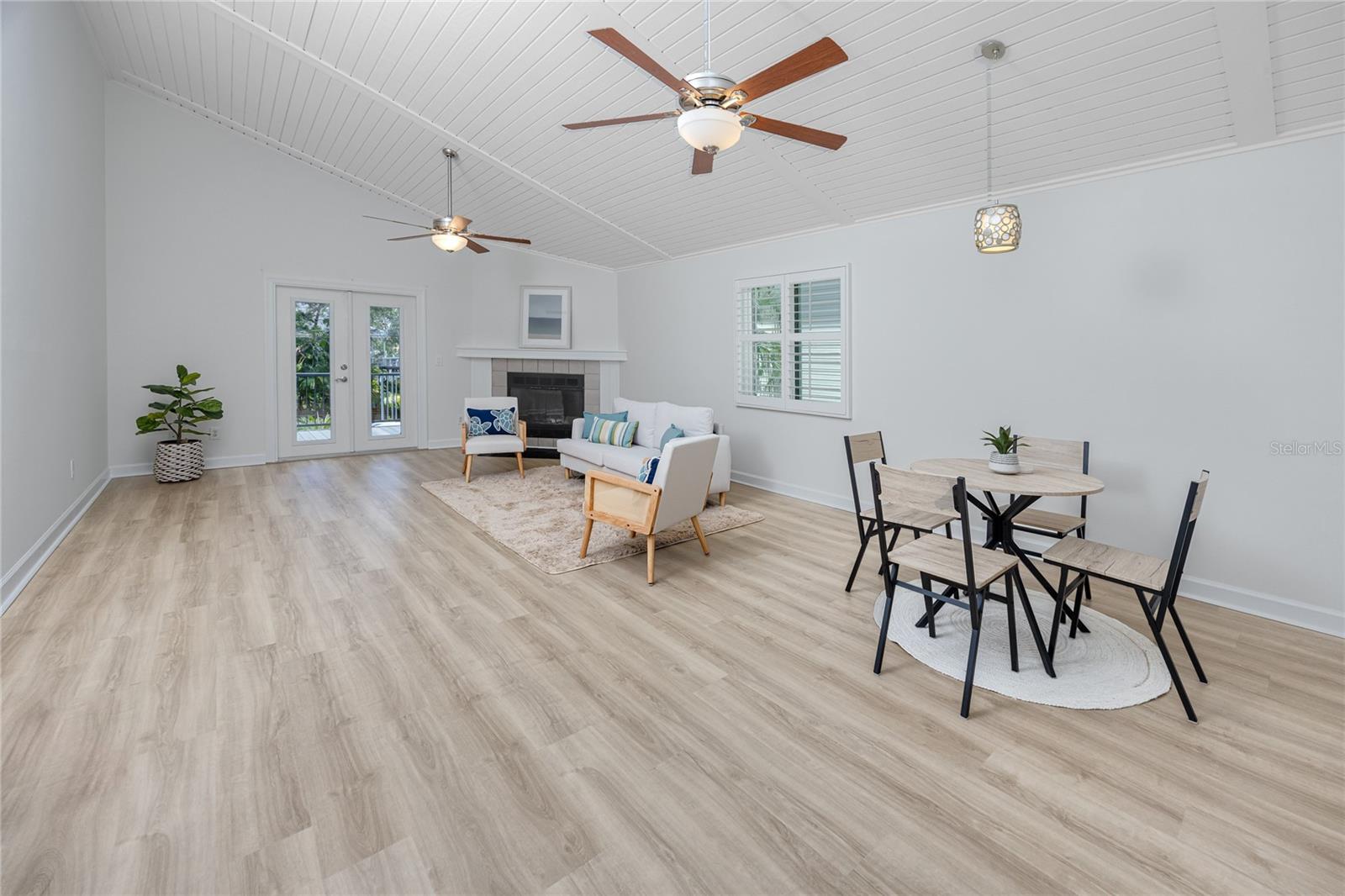 Living Room and Dining Room