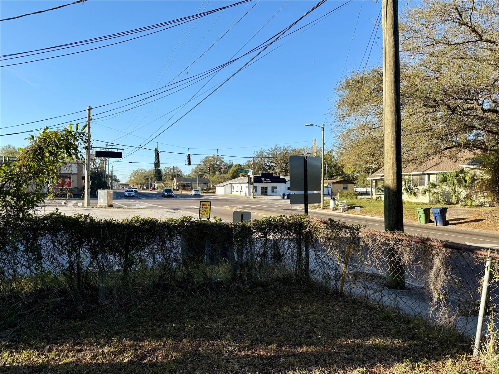 View of MLK and 15th St Corner from property.